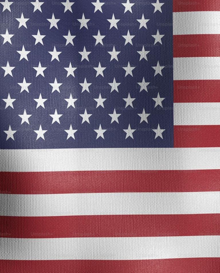 US flag.  All items made in the USA.  Link to store. 
